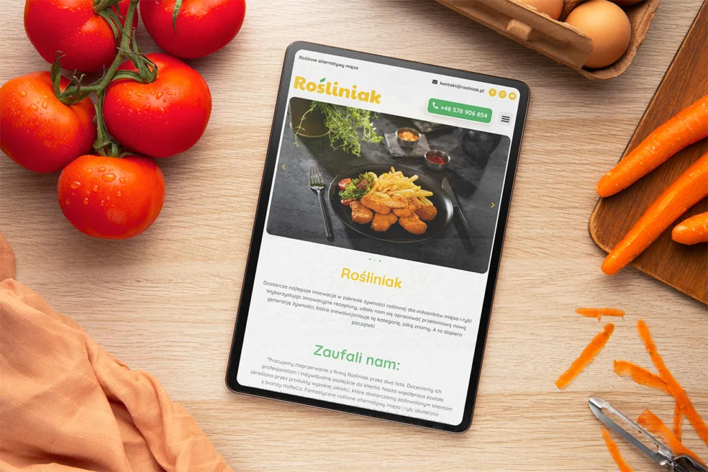 Nowa strona Internetowa dla producenta Rośliniak - Case study